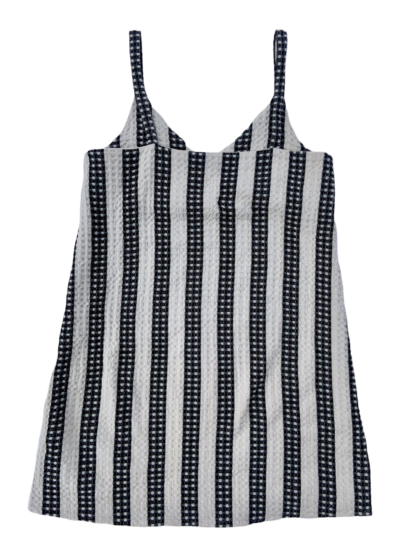 Summer Dress - Black/Nature Stripes