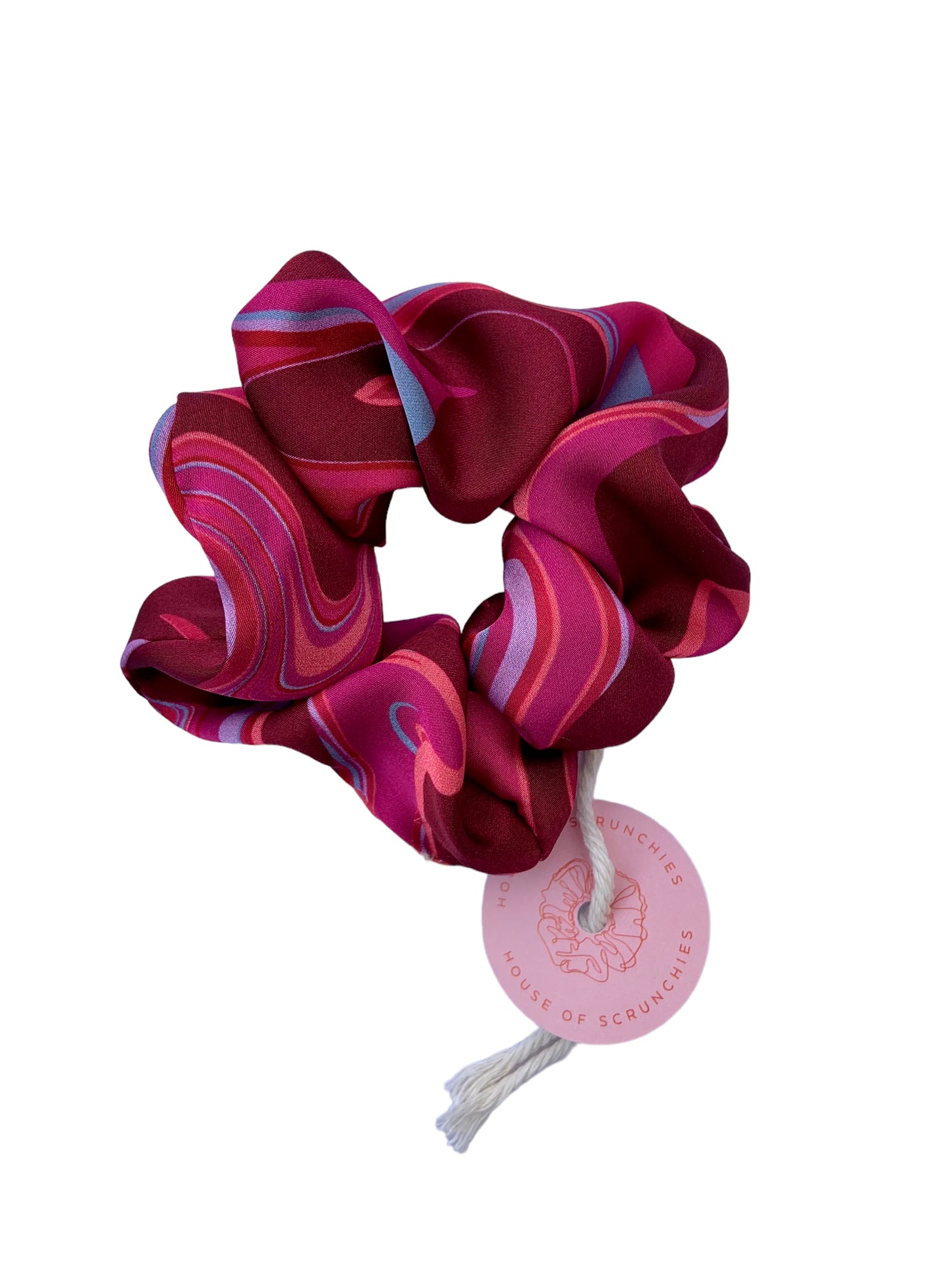 Scrunchie - Pink Marble