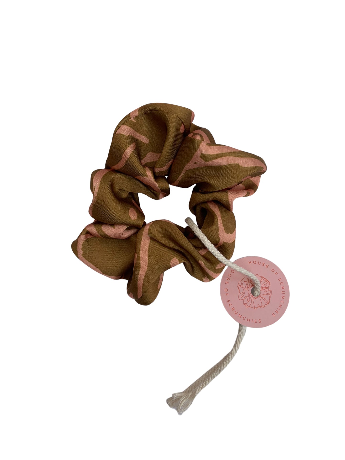 Scrunchie - Gold-Braun / Apricot