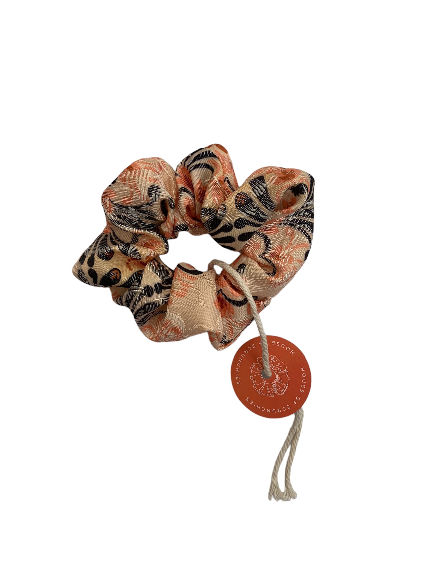 Scrunchie - Gelb/ Orange/ Schwarz