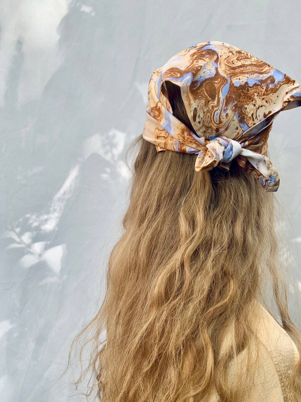 Scarf/ Bandana - Golden Marble