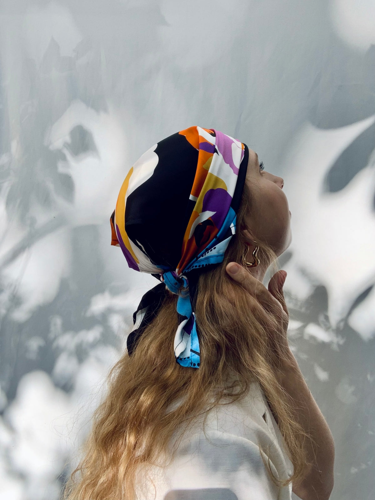 Scarf/ Bandana - Bold Flowers