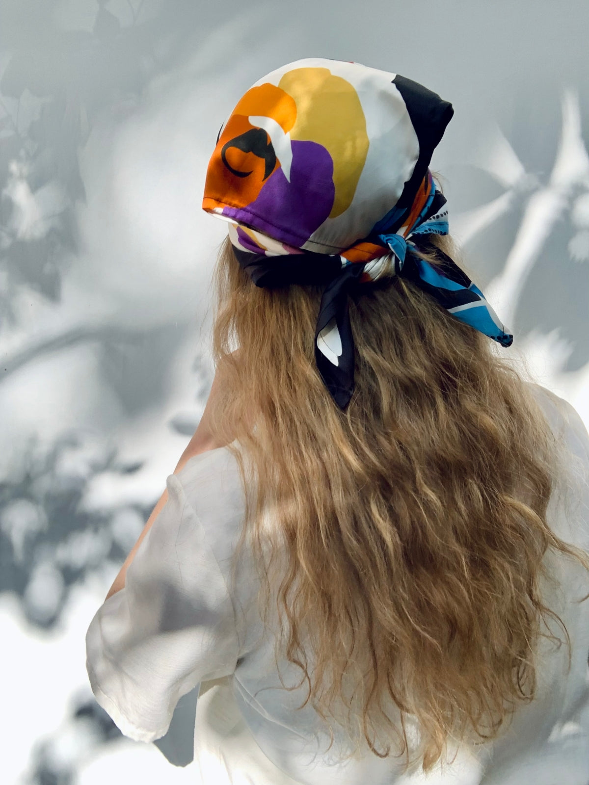 Scarf/ Bandana - Bold Flowers
