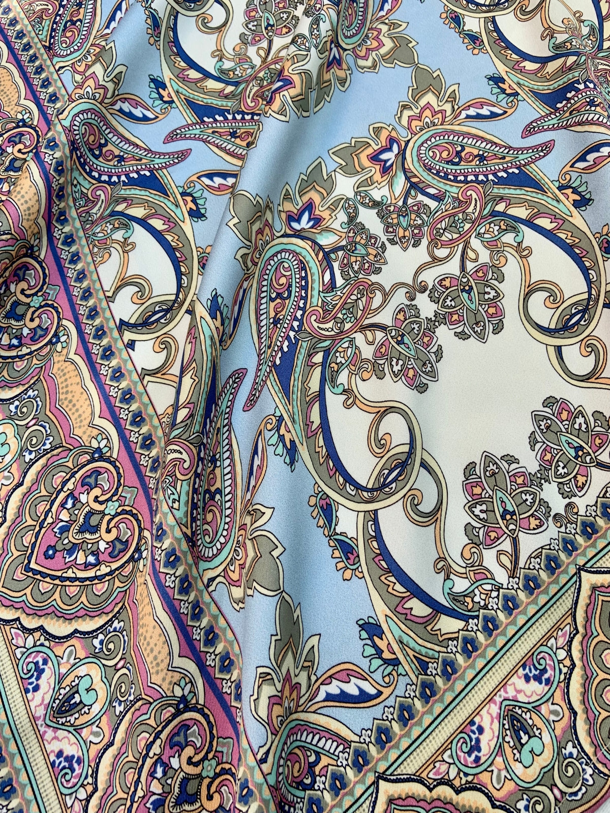 Scarf/ Bandana - Blue Paisley