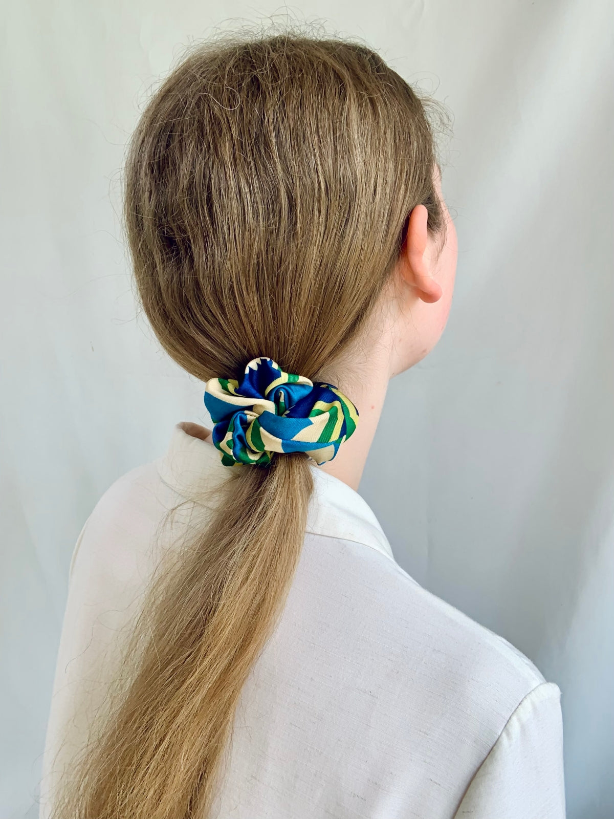 Scrunchie - Retro Blue/Green