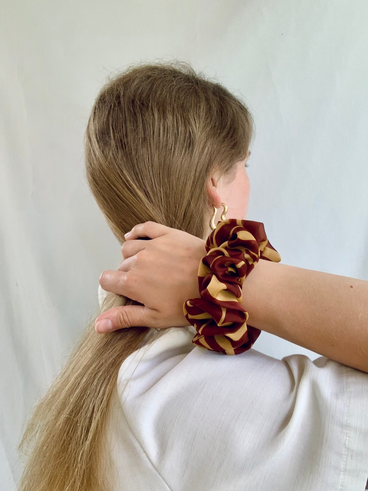Scrunchie - Brown Tiger
