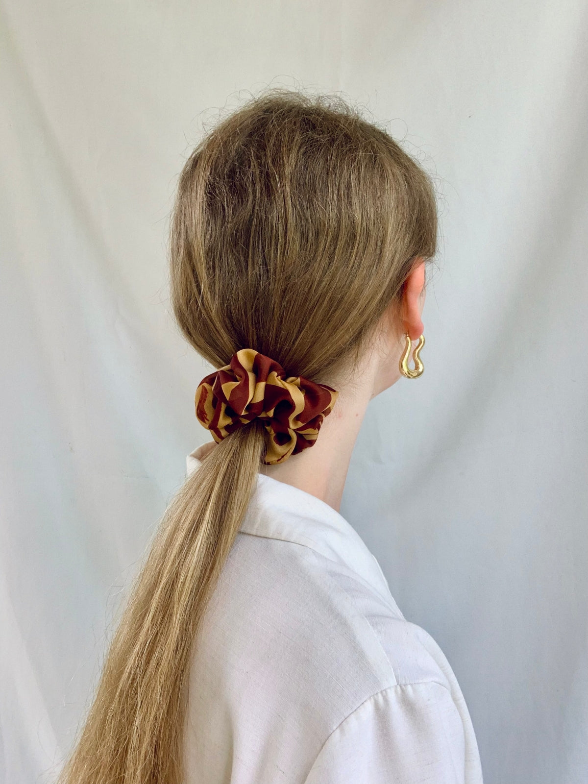 Scrunchie - Brown Tiger