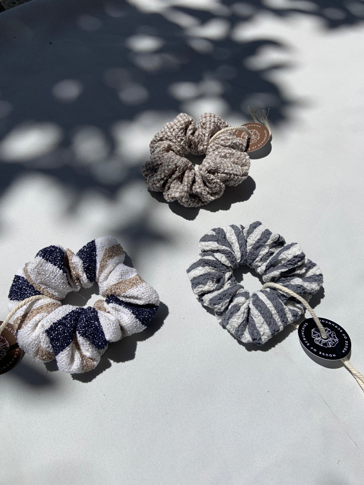 Scrunchie - Blue/White Striped