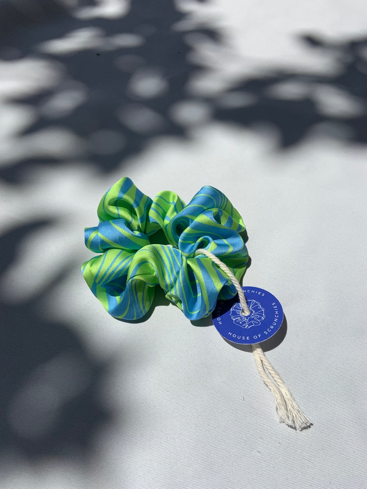 Scrunchie - Neon Blue/Green