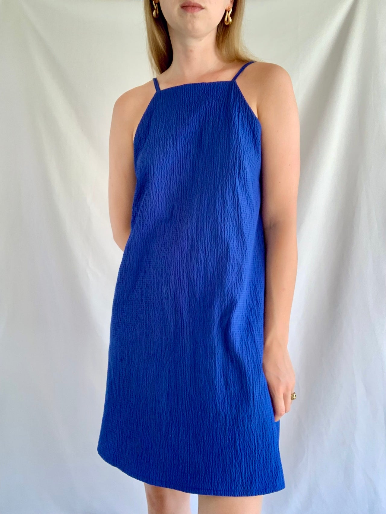 Summer Dress - Dark Royal Blue