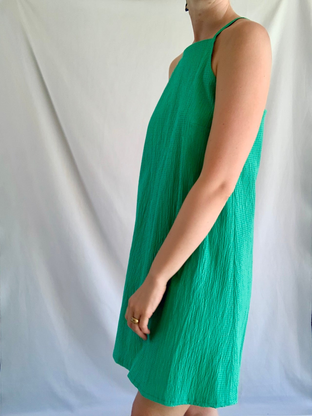 Summer Dress - Emerald Green