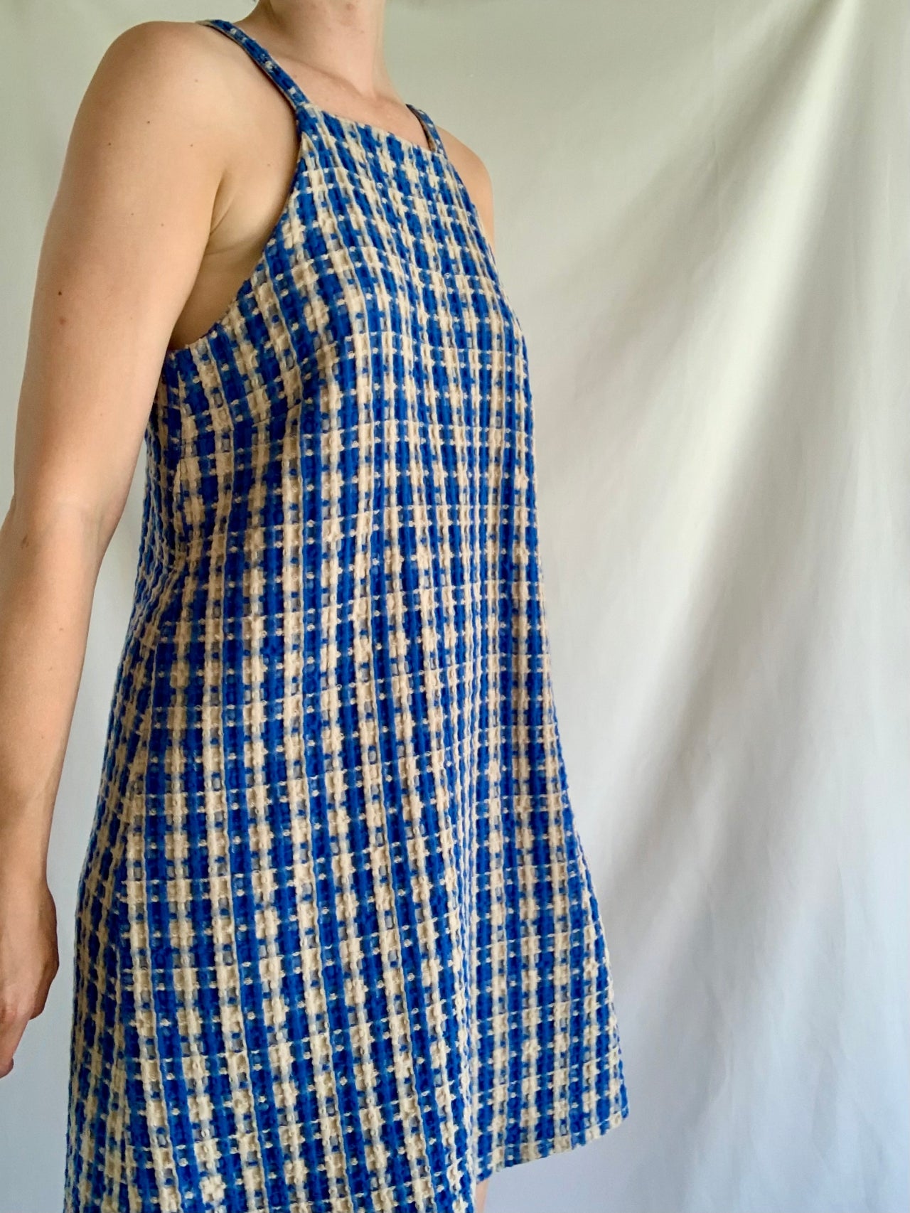 Summer Dress - Blue Check