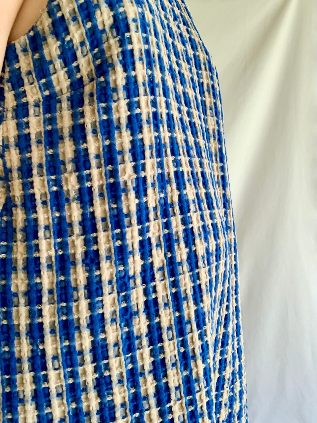 Summer Dress - Blue Check