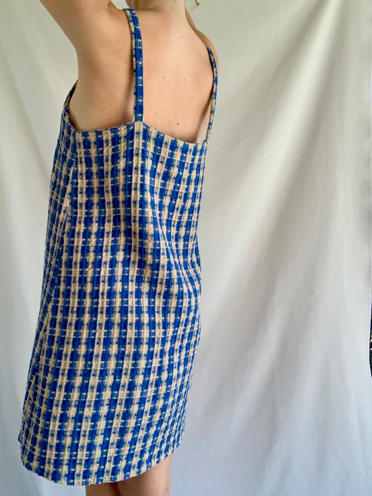 Summer Dress - Blue Check