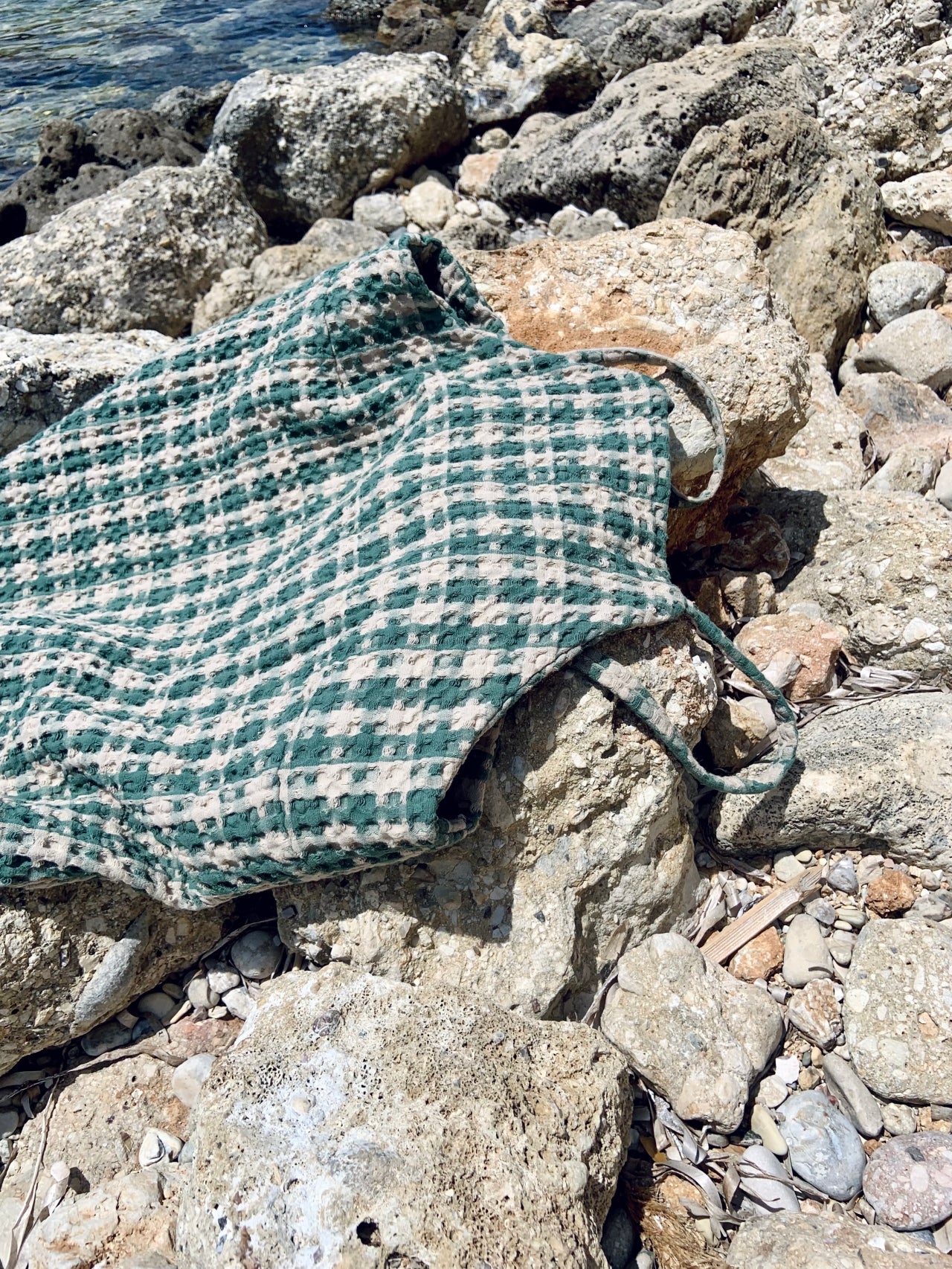 Summer Dress - Olive Check