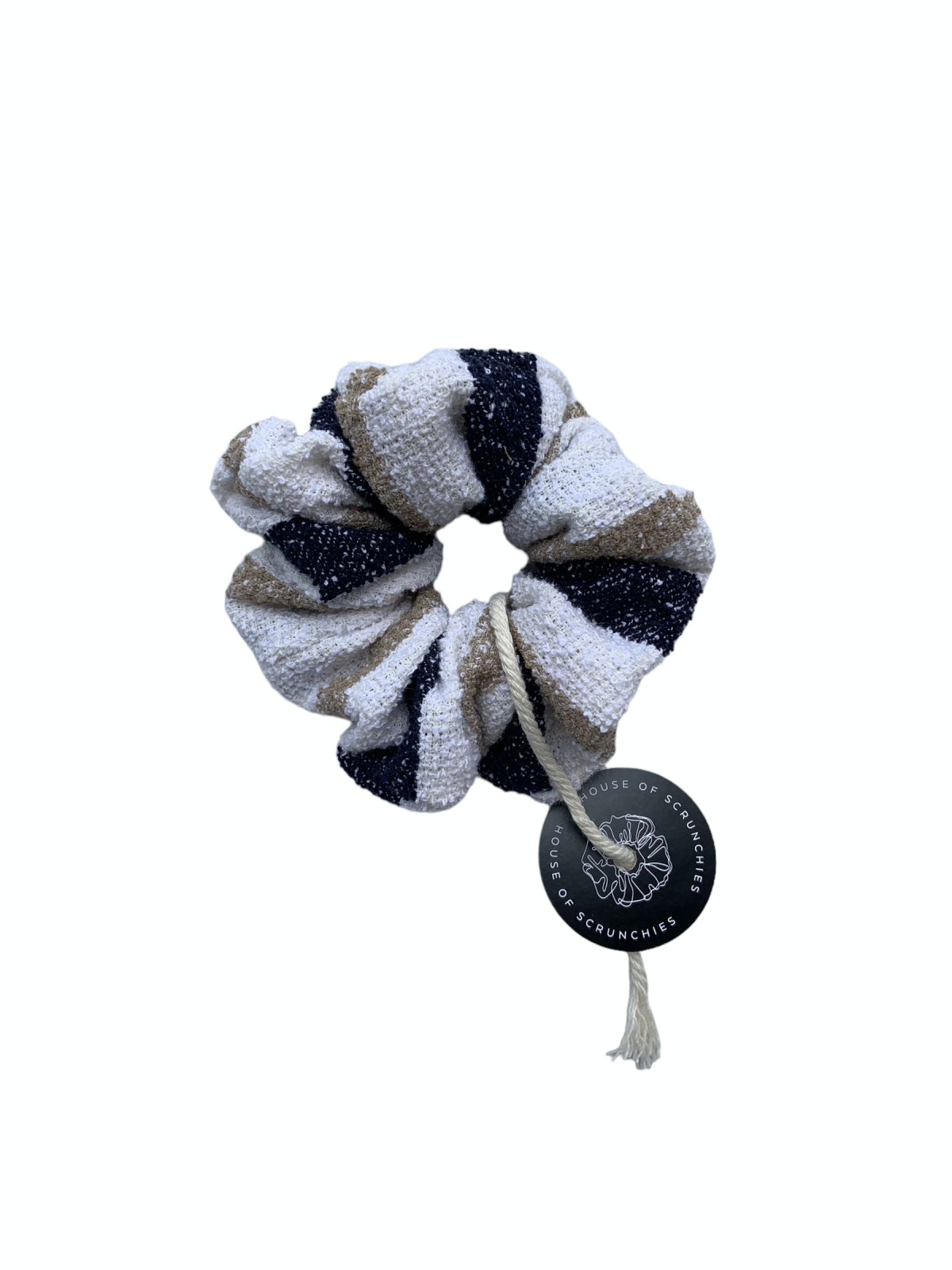 Scrunchie - Beach Blue Striped