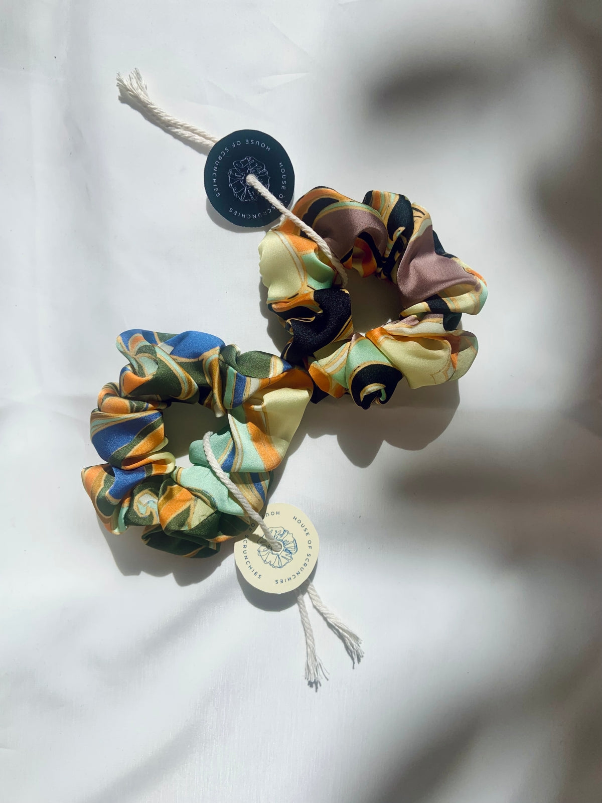 Scrunchie - Black Ornamental