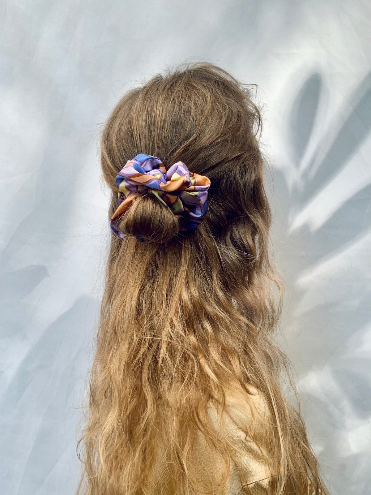 Scrunchie - Purple/Yelow/Orange/Blue