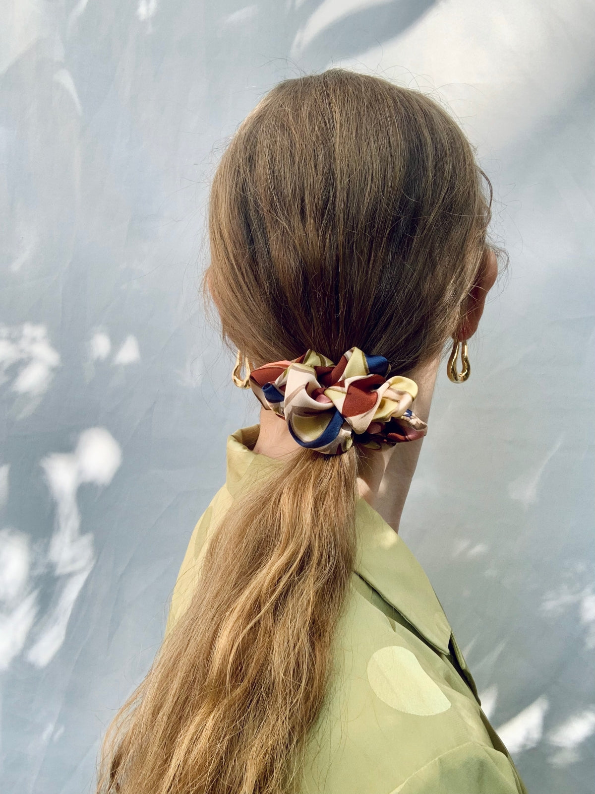 Scrunchie - Rose/Red/Blue/Green