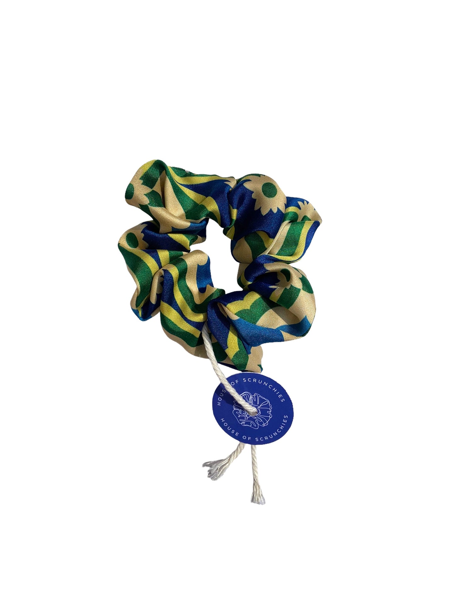 Scrunchie - Retro Blue/Green
