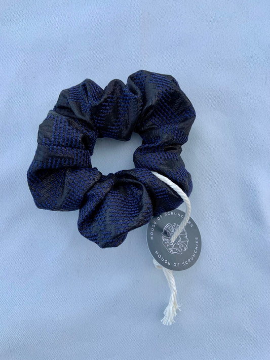 Scrunchie - Dunkelblau/ Schwarz
