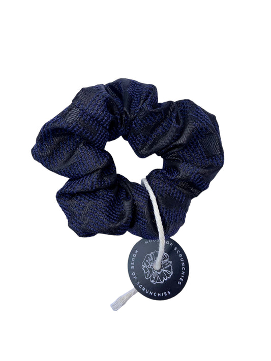 Scrunchie - Dunkelblau/ Schwarz