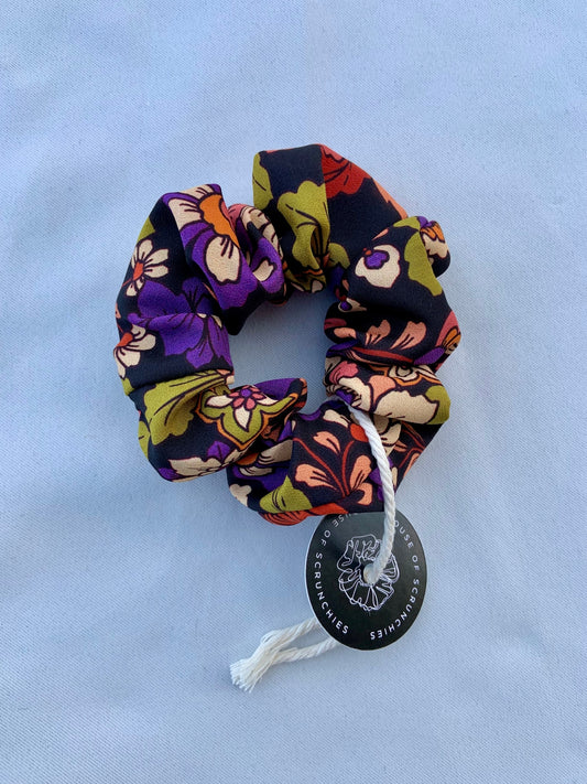 Scrunchie - Retro Blumen