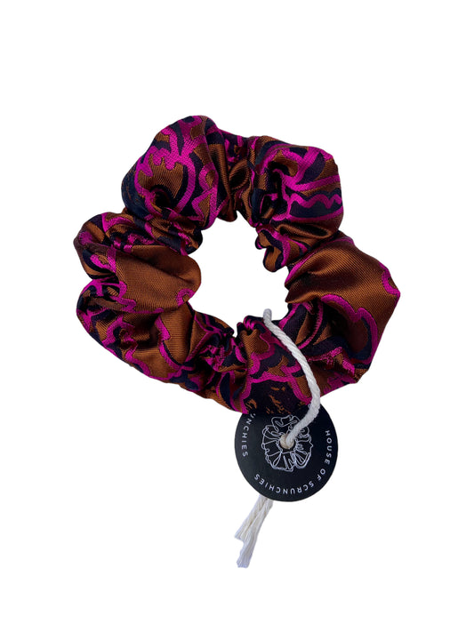 Scrunchie - Braun/ Magenta Special