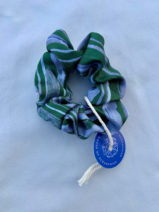 Scrunchie - Grün/ Blau