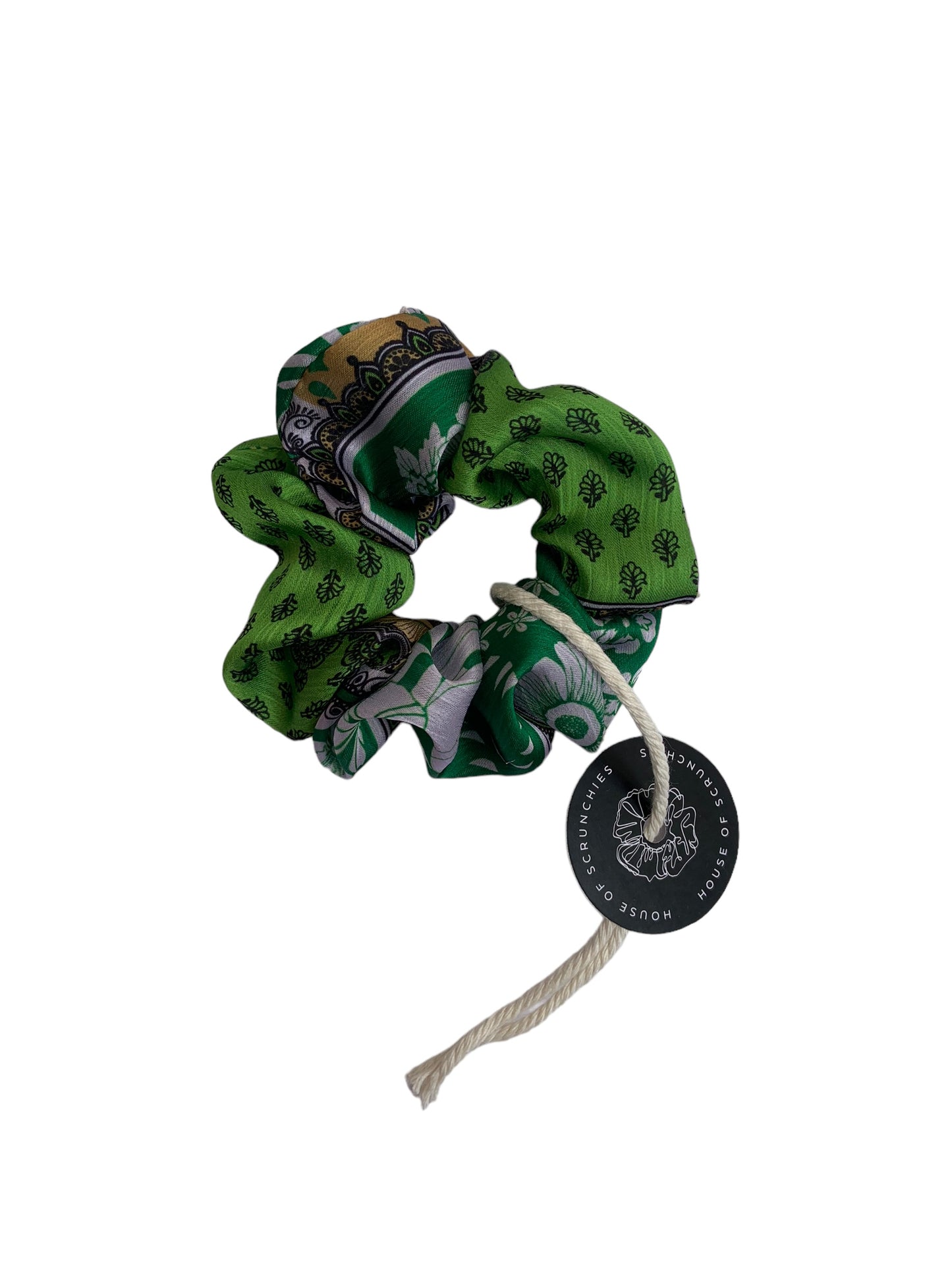 Scrunchie - Grün Paisley