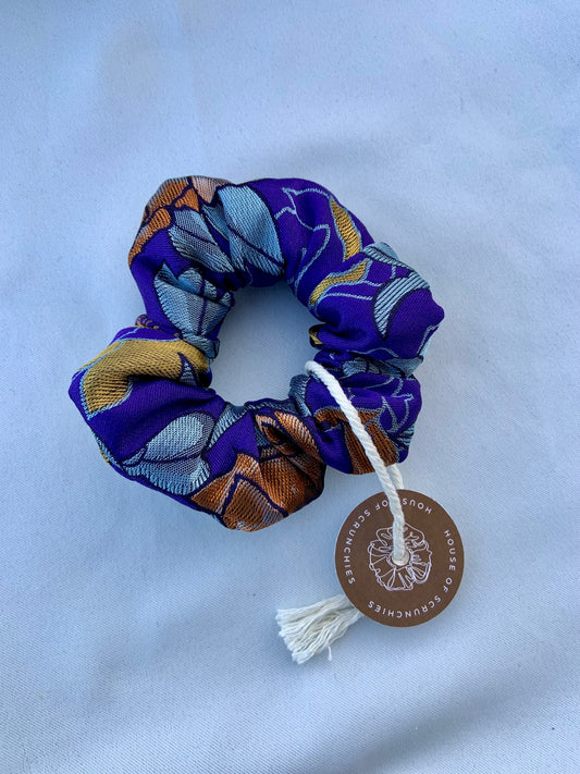 Scrunchie - Lila Jacquard