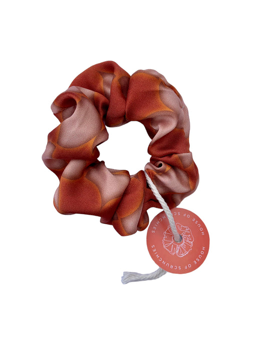 Scrunchie - Orange Marble
