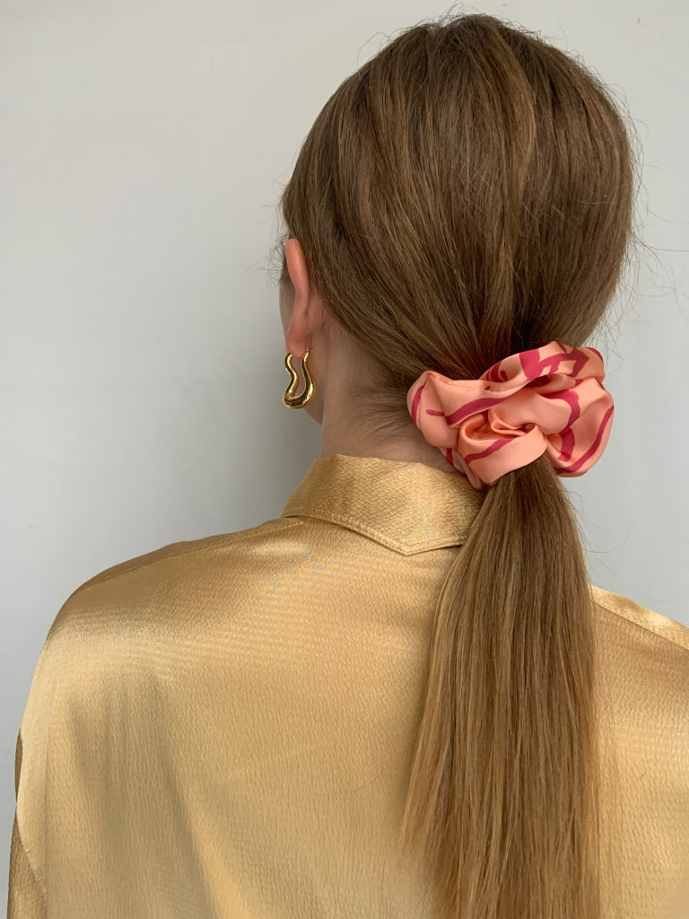 Scrunchie - Pink/ Orange