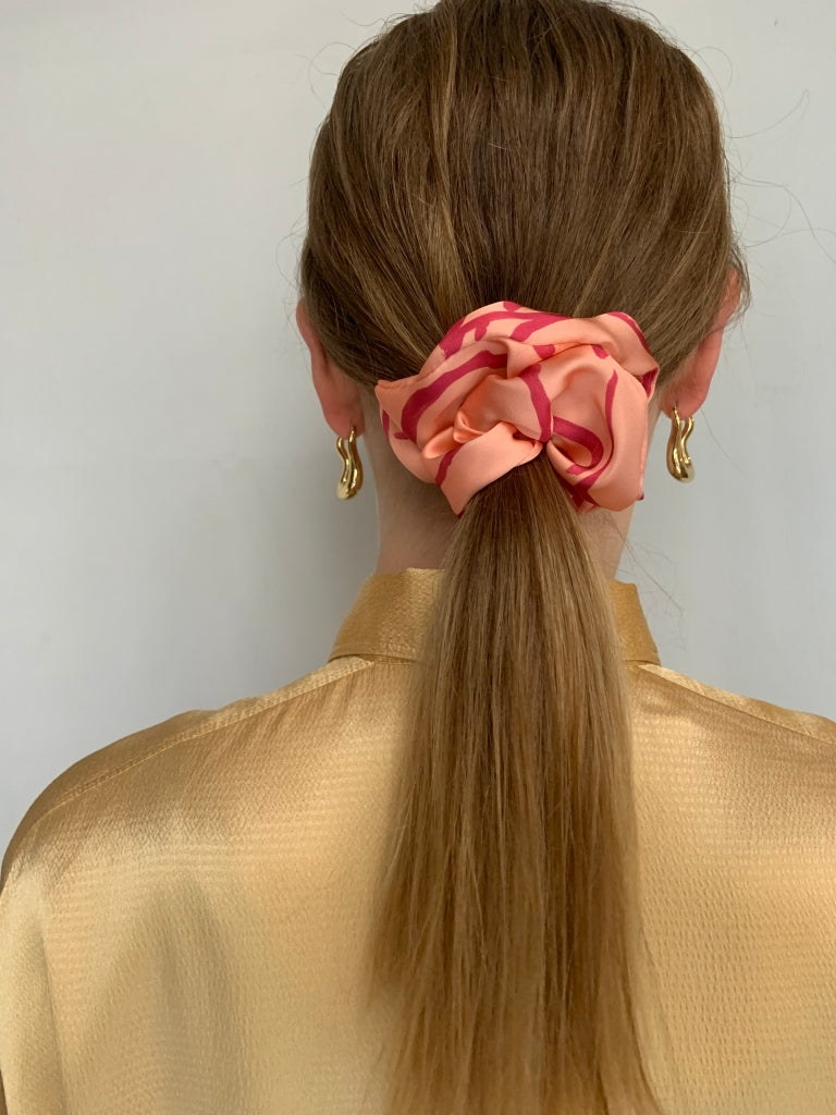 Scrunchie - Pink/ Orange