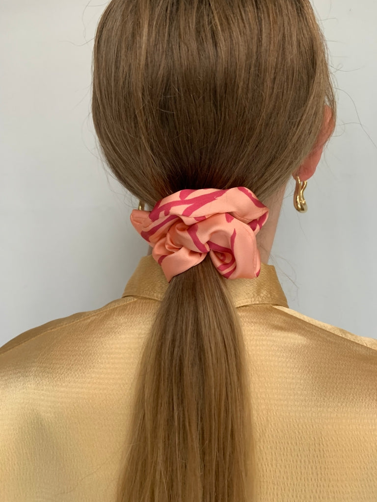 Scrunchie - Pink/ Orange