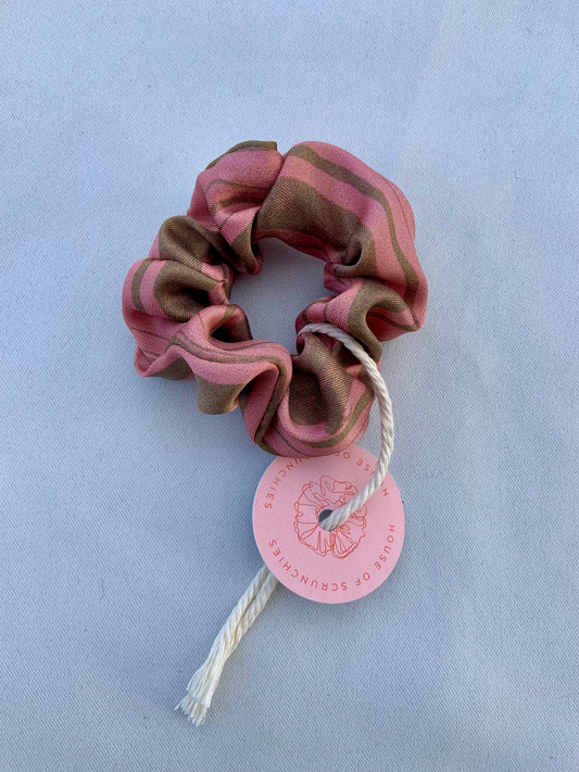 Scrunchie - Rose/ Braun
