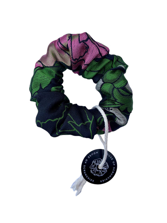 Scrunchie - Schwarz Jacquard