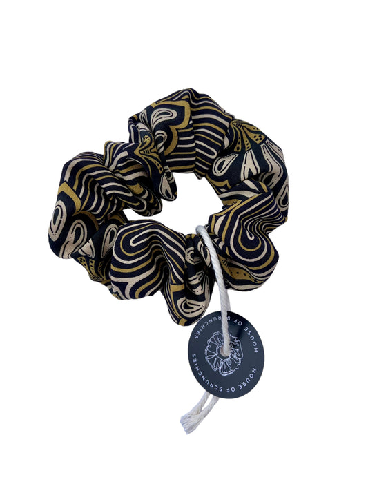 Scrunchie - Schwarz Retro