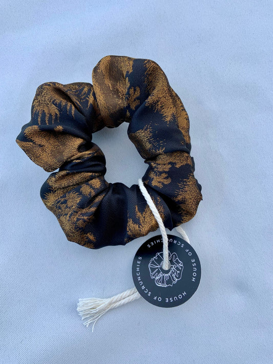 Scrunchie - Schwarz/ Gold