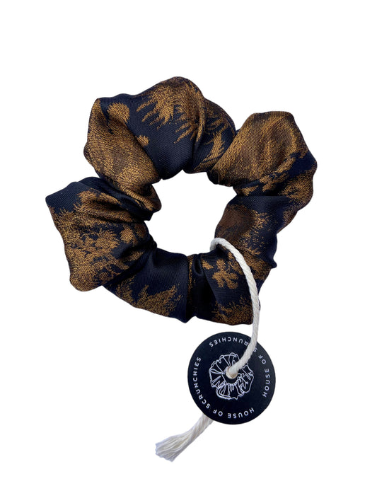 Scrunchie - Schwarz/ Gold