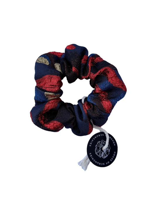 Scrunchie - Schwarz/Rot Sparkle