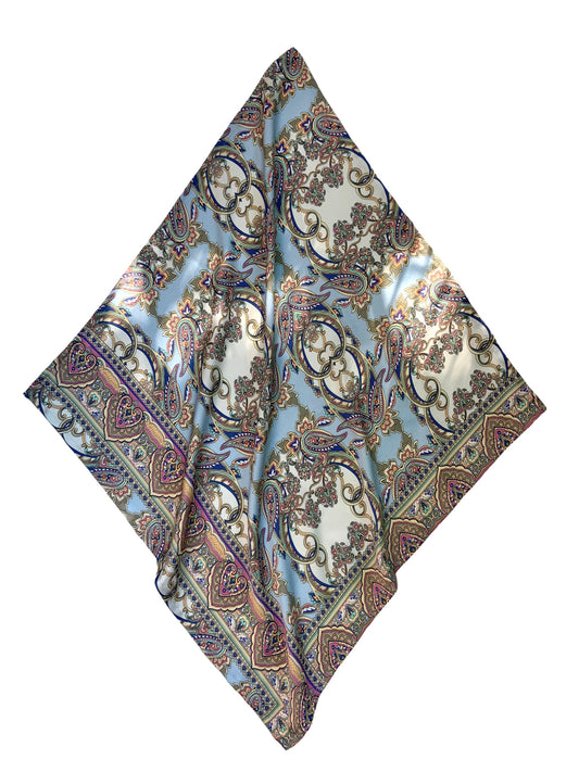 Scarf/ Bandana - Blue Paisley
