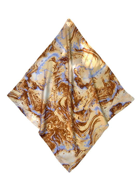Scarf/ Bandana - Golden Marble