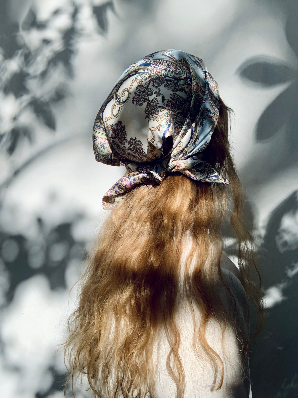 Scarf/ Bandana - Blue Paisley