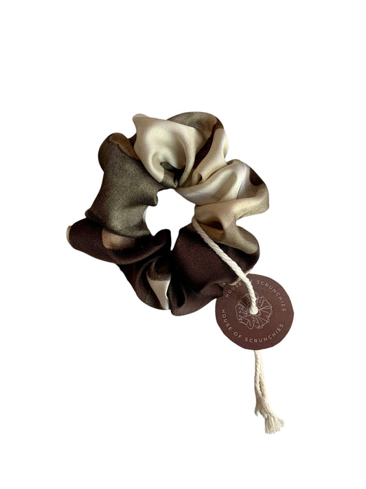 Scrunchie - Brown Watercolor