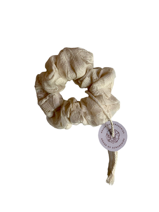 Scrunchie - Cotton/Silk Lace