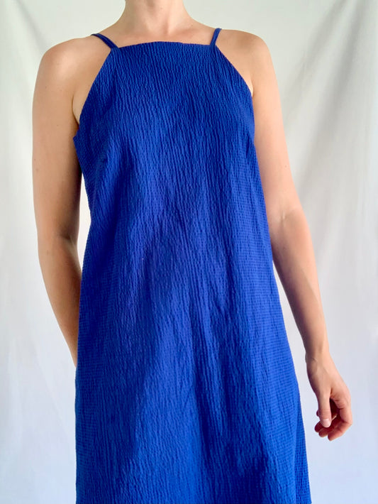 Summer Dress - Dark Royal Blue