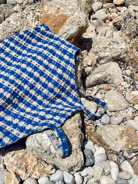 Summer Dress - Blue Check