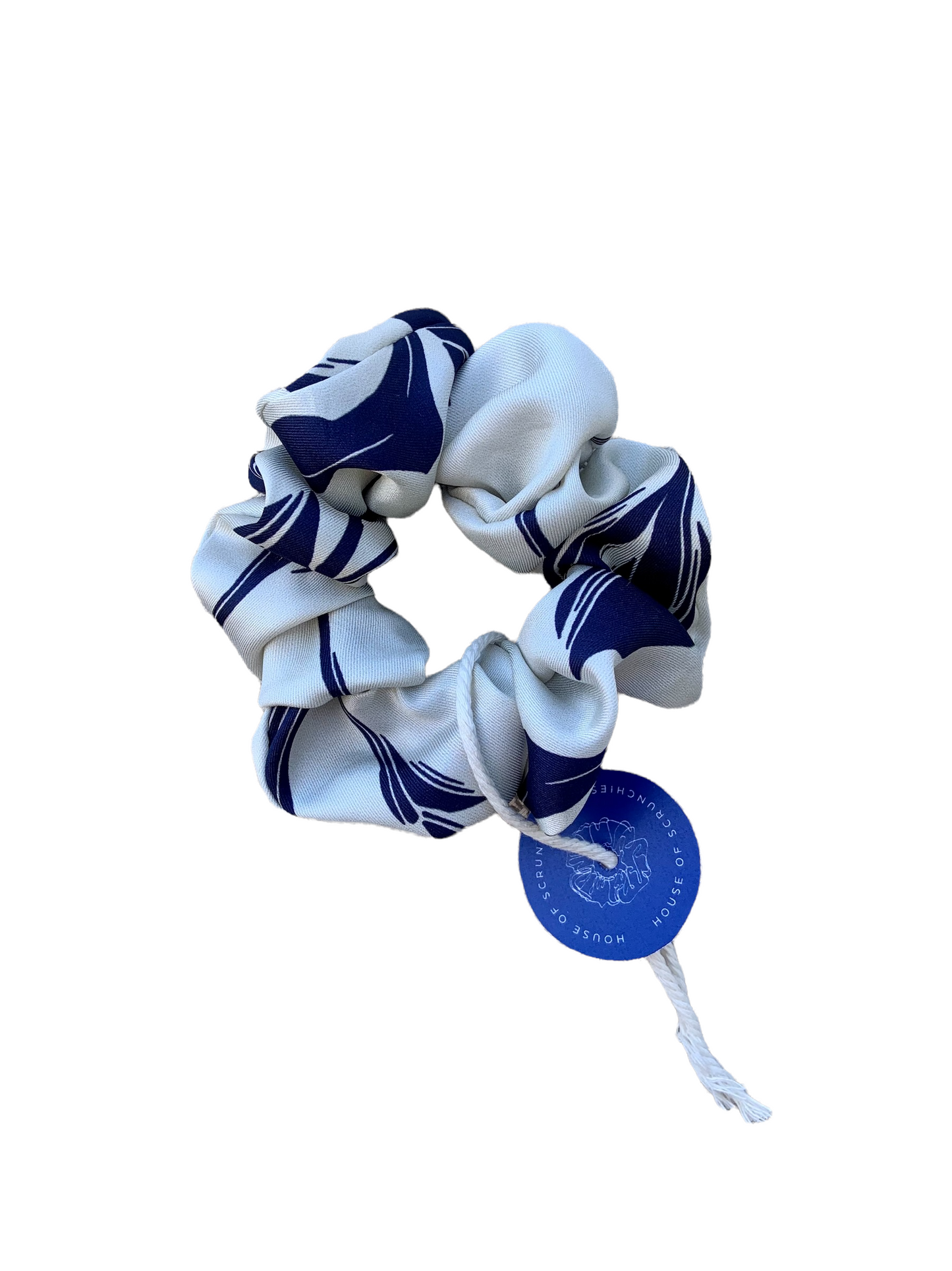Scrunchie - Navy/White