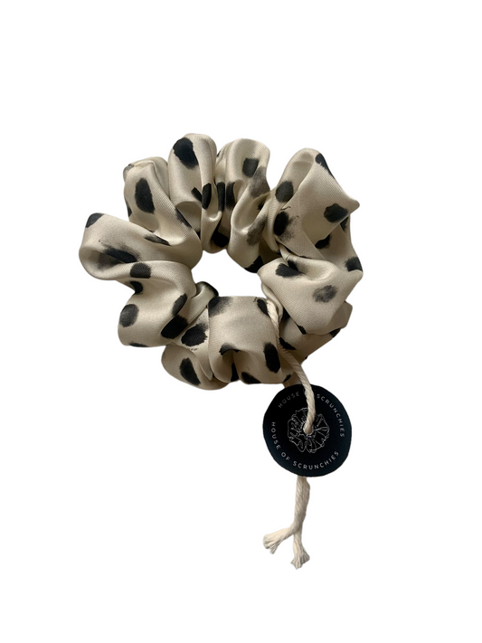 Scrunchie - White Dots